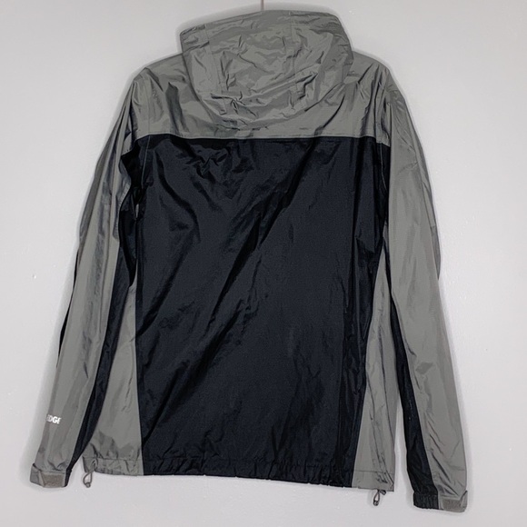 Eddie Bauer Weather Edge Light Hooded Windbreaker jacket grey medium adult men’s - Picture 2 of 8